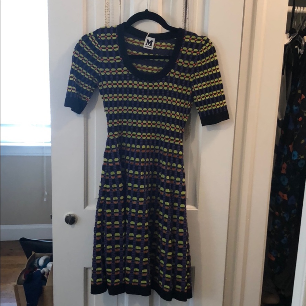 M Missoni Purple Dress